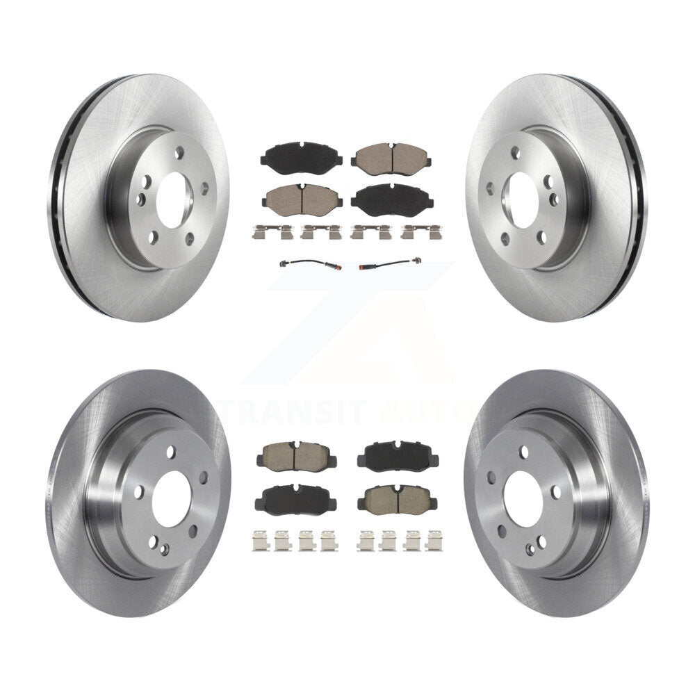 [Front+Rear] 2016-2020 Mercedes-Benz Metris Premium OE Brake Rotors & Ceramic Pads Kit For Max Braking
