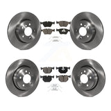 [Front+Rear] 2004-2010 BMW X3 Premium OE Brake Rotors & Ceramic Pads Kit For Max Braking