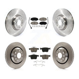 Front Rear Disc Brake Rotor And Ceramic Pad Kit For Volkswagen Atlas Cross Sport