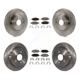 Front Rear Brake Rotor And Ceramic Pad Kit For Nissan Pathfinder Murano INFINITI