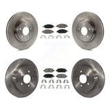 Front Rear Brake Rotor And Ceramic Pad Kit For Nissan Pathfinder Murano INFINITI