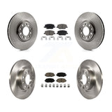 Front Rear Disc Brake Rotors And Ceramic Pads Kit For Jeep Renegade Fiat 500X