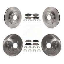 Charger l'image dans la galerie, Front Rear Disc Brake Rotors And Ceramic Pads Kit For Nissan LEAF