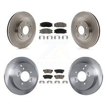 Charger l'image dans la galerie, Front Rear Disc Brake Rotors And Ceramic Pads Kit For Hyundai Santa Fe