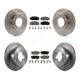 [Front+Rear] 2003-2006 Kia Sorento Premium OE Brake Rotors & Ceramic Pads Kit For Max Braking