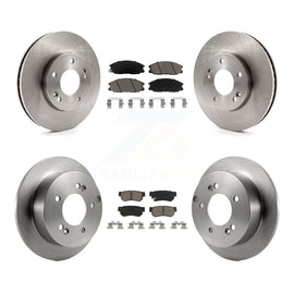 Front Rear Disc Brake Rotors And Ceramic Pads Kit For Hyundai XG350 XG300