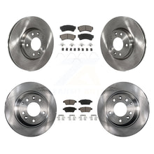 Load image into Gallery viewer, Front Rear Brake Rotor Ceramic Pad Kit For Ford Fusion Mazda 6 Lincoln MKZ Milan