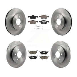 Front Rear Brake Rotor And Ceramic Pad Kit For Ford Escape Mercury Mariner Mazda