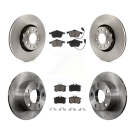 Front Rear Brake Rotor And Ceramic Pad Kit For Audi A6 With 312mm Diameter