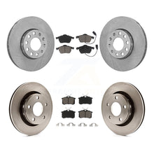 Charger l&#39;image dans la galerie, Front Rear Brake Rotors Ceramic Pad Kit For 2002 Volkswagen Passat AWD with 4.0L