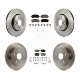 [Front+Rear] 2010-2013 Suzuki Kizashi Premium OE Brake Rotors & Ceramic Pads Kit For Max Braking