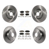 Front Rear Disc Brake Rotors And Ceramic Pads Kit For Nissan Altima Maxima