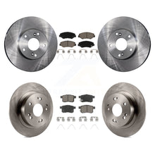 Charger l'image dans la galerie, Front Rear Disc Brake Rotors And Ceramic Pads Kit For Honda Accord