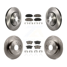 Charger l'image dans la galerie, Front Rear Disc Brake Rotors And Ceramic Pads Kit For Honda Accord
