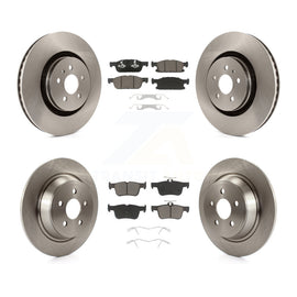 Front Rear Disc Brake Rotor & Ceramic Pad Kit For Ford Edge Lincoln MKX Nautilus