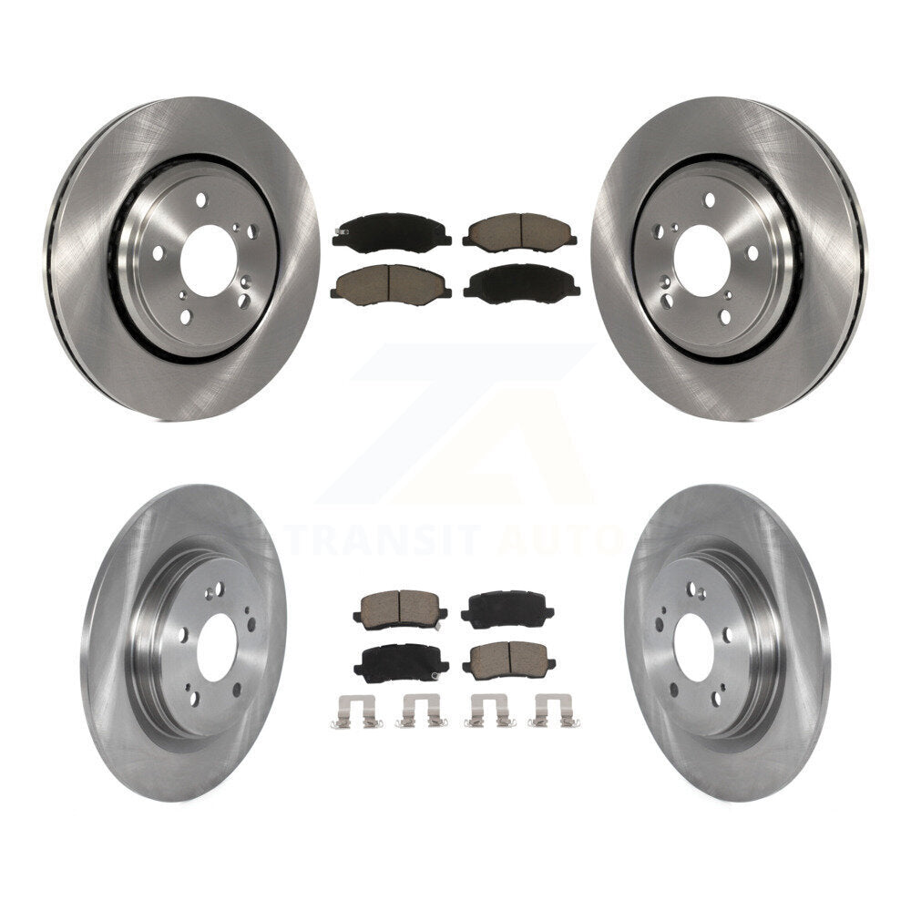 [Front+Rear] 2018-2023 Honda Odyssey Premium OE Brake Rotors & Ceramic Pads Kit For Max Braking