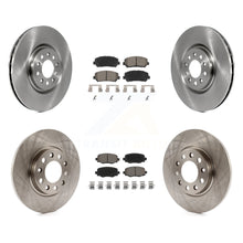 Charger l'image dans la galerie, Front Rear Disc Brake Rotors And Ceramic Pads Kit For Jeep Cherokee Chrysler 200