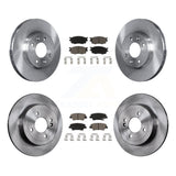 [Front+Rear] 2011 Hyundai Accent Premium OE Brake Rotors & Ceramic Pads Kit For Max Braking