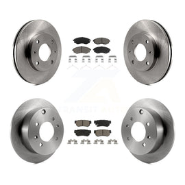 Kit de rotors de frein à disque avant et arrière et plaquettes en céramique pour Hyundai Sonata 