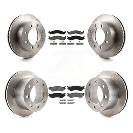 Rotors de frein à disque avant et arrière et Kit de plaquettes en céramique pour Dodge Ram 2001 2002 2500 3500 