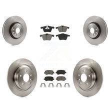 Charger l'image dans la galerie, Kit de rotors de frein à disque avant et arrière et plaquettes en céramique pour Volvo S60 V70 