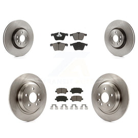 Front Rear Disc Brake Rotors And Ceramic Pads Kit For Volvo S60 V70