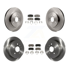 Kit de rotor de frein avant et arrière et plaquettes en céramique, pour Lexus Toyota Highlander RX350 RX330 