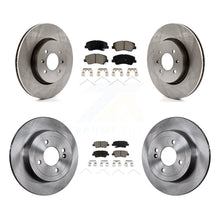 Charger l'image dans la galerie, Front Rear Disc Brake Rotors And Ceramic Pads Kit For Kia Rio Hyundai Accent