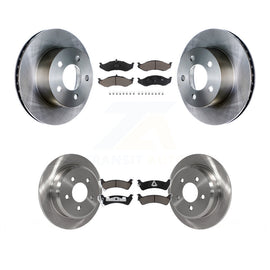 Kit de rotors de frein à disque avant et arrière et plaquettes en céramique pour Jeep Grand Cherokee 
