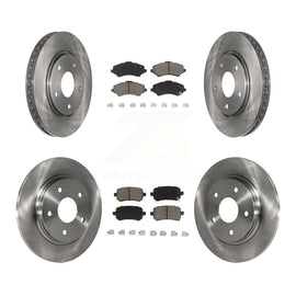 Front Rear Brake Rotor & Ceramic Pad Kit For Dodge Grand Caravan Chrysler Town