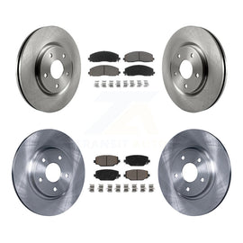 Front Rear Brake Rotors Ceramic Pad Kit For Dodge Grand Caravan Journey Chrysler