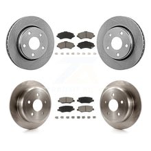 Load image into Gallery viewer, Front Rear Disc Brake Rotors And Ceramic Pads Kit For Jeep Wrangler JK