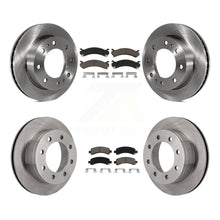 Load image into Gallery viewer, Front Rear Brake Rotor And Ceramic Pad Kit For Chevrolet Express 2500 GMC Savana