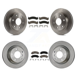 Front Rear Brake Rotor And Ceramic Pad Kit For Chevrolet Express 2500 GMC Savana