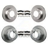 Front Rear Disc Brake Rotors And Ceramic Pads Kit For GMC Sierra 3500 Classic