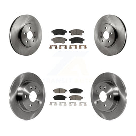 [Front+Rear] 2013-2014 Chevrolet Sonic RS Premium OE Brake Rotors & Ceramic Pads Kit For Max Braking
