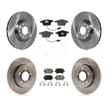 Charger l'image dans la galerie, Front Rear Disc Brake Rotors And Ceramic Pads Kit For Audi A4 Quattro