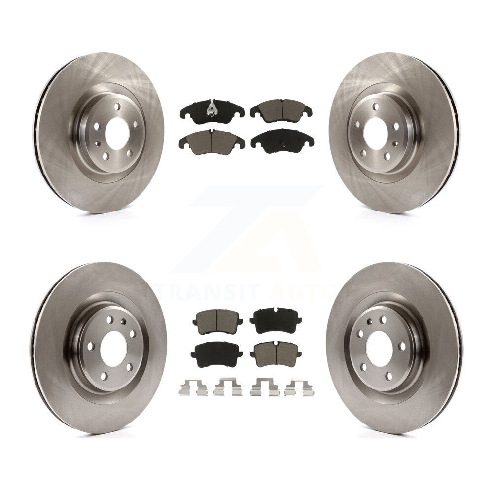 Front Rear Disc Brake Rotors And Ceramic Pads Kit For Audi A6 Quattro A7