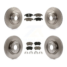 Charger l'image dans la galerie, Front Rear Disc Brake Rotors And Ceramic Pads Kit For Audi A6 Quattro A7