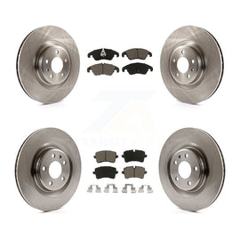 Front Rear Disc Brake Rotors And Ceramic Pads Kit For Audi A6 Quattro A7