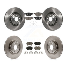 Charger l'image dans la galerie, Front Rear Disc Brake Rotors And Ceramic Pads Kit For Audi A6 Quattro A7