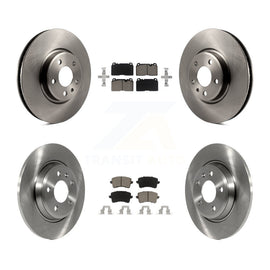 Front Rear Disc Brake Rotors And Ceramic Pads Kit For Audi Q5