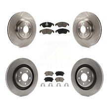 Load image into Gallery viewer, Front Rear Disc Brake Rotors And Ceramic Pads Kit For Audi S5