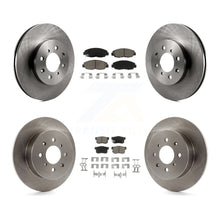 Load image into Gallery viewer, Front Rear Disc Brake Rotors And Ceramic Pads Kit For Honda Civic Acura EL