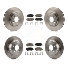 Charger l'image dans la galerie, Front Rear Disc Brake Rotors And Ceramic Pads Kit For Hyundai Genesis 3.8L