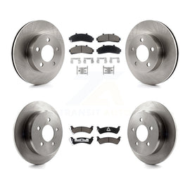 Front Rear Brake Rotor & Ceramic Pad Kit For Ford Explorer AWD 4WD From 01 02