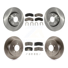 Load image into Gallery viewer, Front Rear Disc Brake Rotors And Ceramic Pads Kit For Mitsubishi Lancer