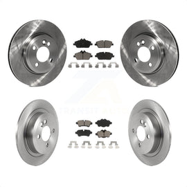 Front Rear Disc Brake Rotors And Ceramic Pads Kit For Mini Cooper
