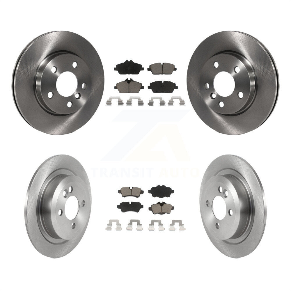Front Rear Disc Brake Rotors And Ceramic Pads Kit For Mini Cooper