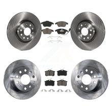 Charger l'image dans la galerie, Front Rear Disc Brake Rotors And Ceramic Pads Kit For Volkswagen Jetta Beetle